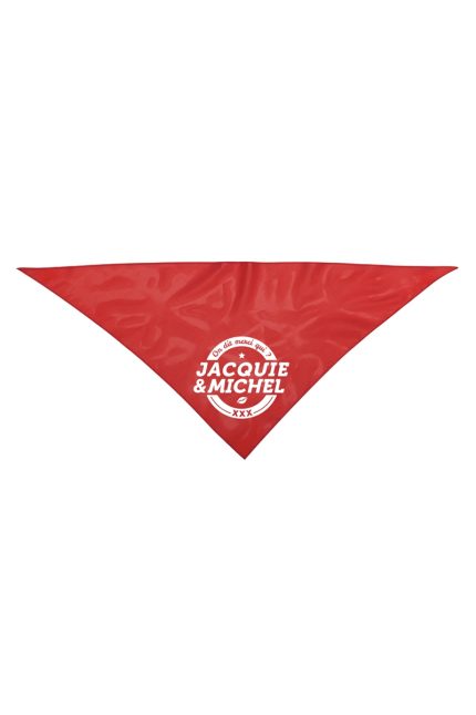 Bandana rouge Jacquie & Michel